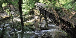 Brücke bei den Irreler Wasserfällen