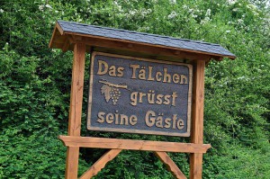 Willkommensschild