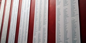 Namen von Opfern