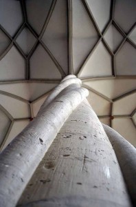 Verdrehte Kirchensäulen