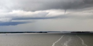 Tornado über der Ostsee