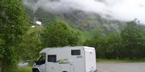 Parkplatz am Gletscher