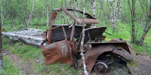 Überbleibsel in Lakselv