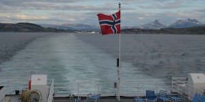 Mit dem Schiff in Norwegen unterwegs