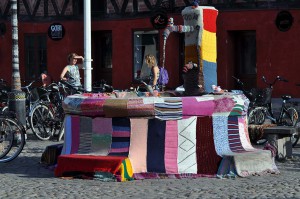 Kleidung für einen Brunnen