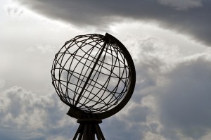 Globus am Nordkap