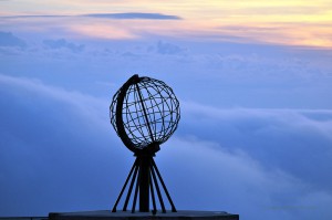 Globus am Nordkap