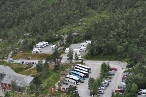 Parkplatz am Preikestolen