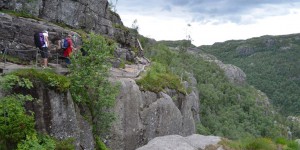 Auf dem Weg zum Preikestolen