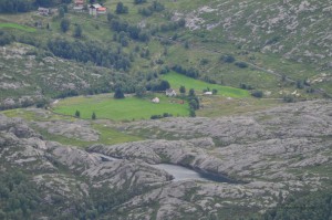 Auf dem Weg zum Preikestolen