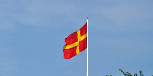 Flagge von Skåne