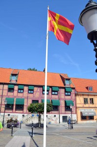 Flagge von Skåne