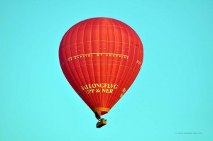 Fesselballon über Stockholm