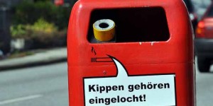 Kippen gehören eingelocht