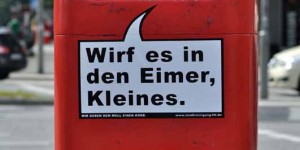 Wird es in den Eimer, Kleines