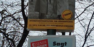 Werbeplakat mit Hitler