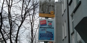 Werbeplakat mit Hitler