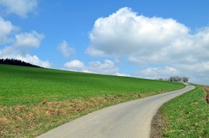 Ashpaltierter Wanderweg