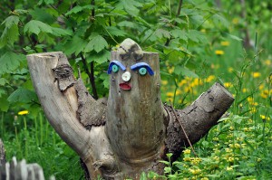 Figur am Wegesrand