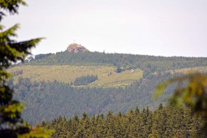 Blick zu den Bruchhauser Steinen