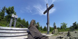 Pause auf dem Langenberg