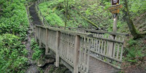 Brücke in einem Tal bei Winterberg