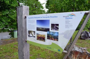 Geografischer Mittelpunkt am Diemelsee