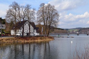 Fachwerkhaus an der Listertalsperre
