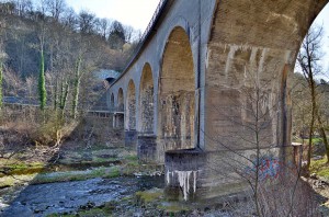 Brücke über der Ruhr in Arnsberg