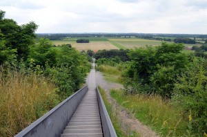 Treppe auf die Halde Norddeutschland