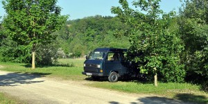 Übernachtung am Straßenrand