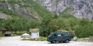 VW Bus in Norwegen