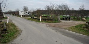 Übernachtung auf einer dänischen Autobahn