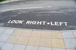 Look right