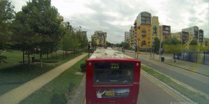 Busfahrt durch Greenwich