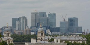 Blick über London