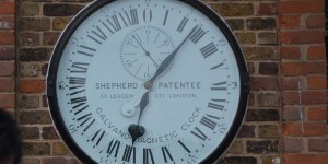 Uhr am Observatorium in Greenwich