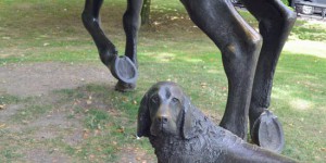 Denkmal für die toten Tiere im Krieg