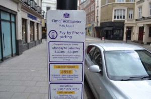 Parkgebühren in London