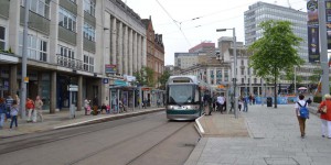 Straßenbahn in Nottingham