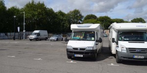 Kuschelparken mit Wohnmobilen