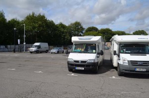Kuschelparken mit Wohnmobilen
