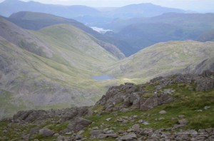 Panorama vom Scafell Pike