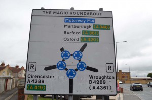 Magic Roundabout in Swindon