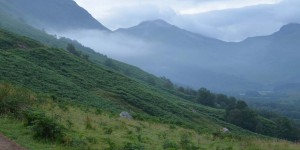 Morgennebel in Schottland