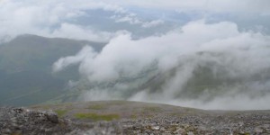 Auf dem höchsten Berg von Großbritannien