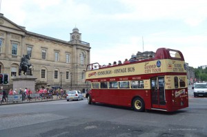 Doppeldecker in Edinburgh