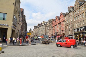 Straße in Edinburgh
