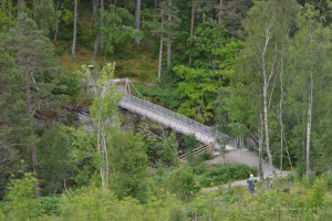 Brücke über die Schlucht