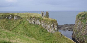 Landschaft am Giants Causeway